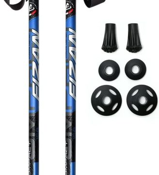 Fizan Compact 3 Trekking Poles – 5.6 oz Ultralight, Backpacking, Thru Hiking Poles, Adjustable, Collapsible, Customized Fit, EVA Grips, Aluminum Walking Sticks (Compact 3)