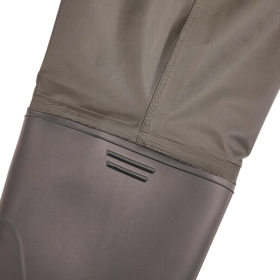 Hip Waders Waterproof Hip Boots Cleated 2-Ply Nylon/PVC Fishing Hip Wader - Image 7